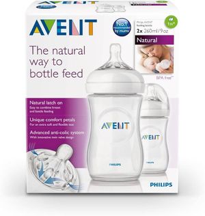 Philips Avent Natural 260 mL Bottle Twin Pack SCF 033/20